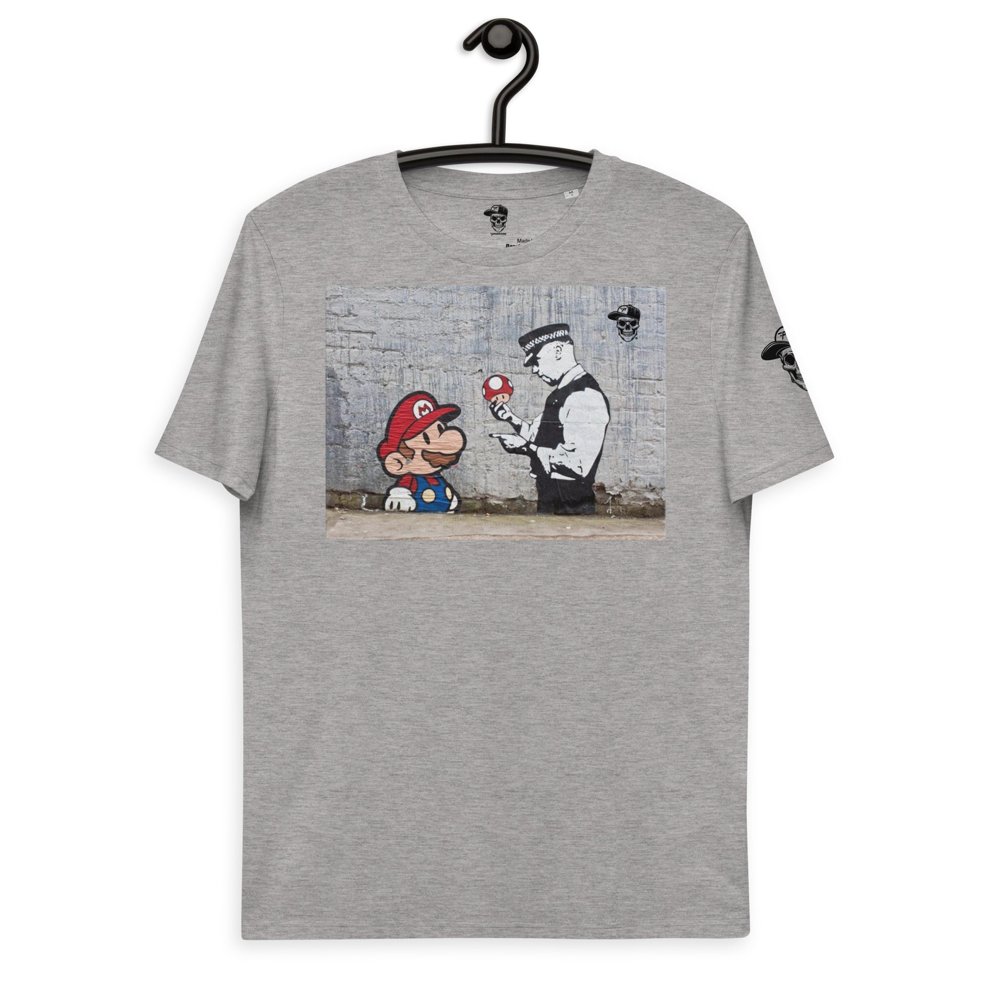 Banksy - Mario Shrooms - Organic Cotton T-shirt