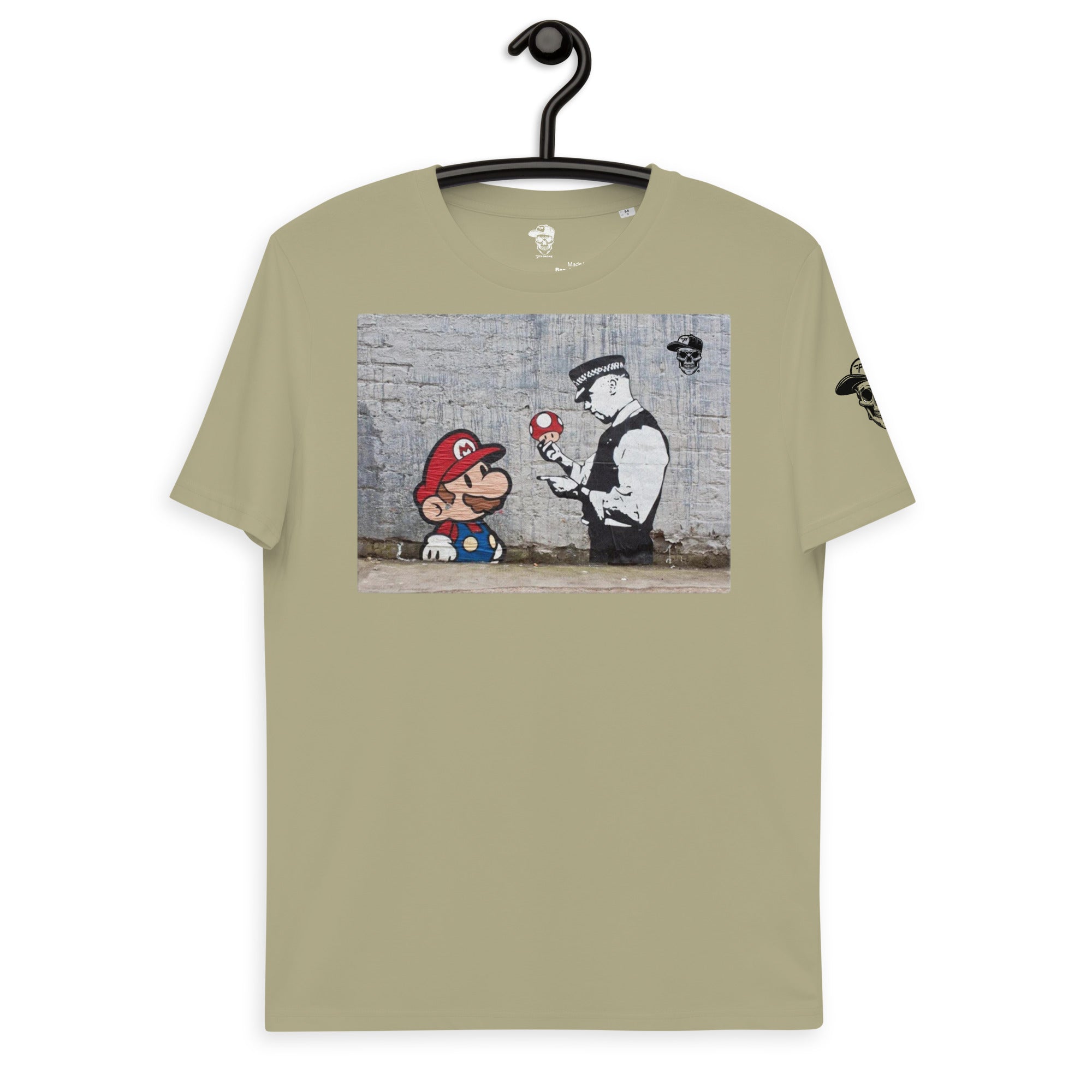 Banksy - Mario Shrooms - Organic Cotton T-shirt