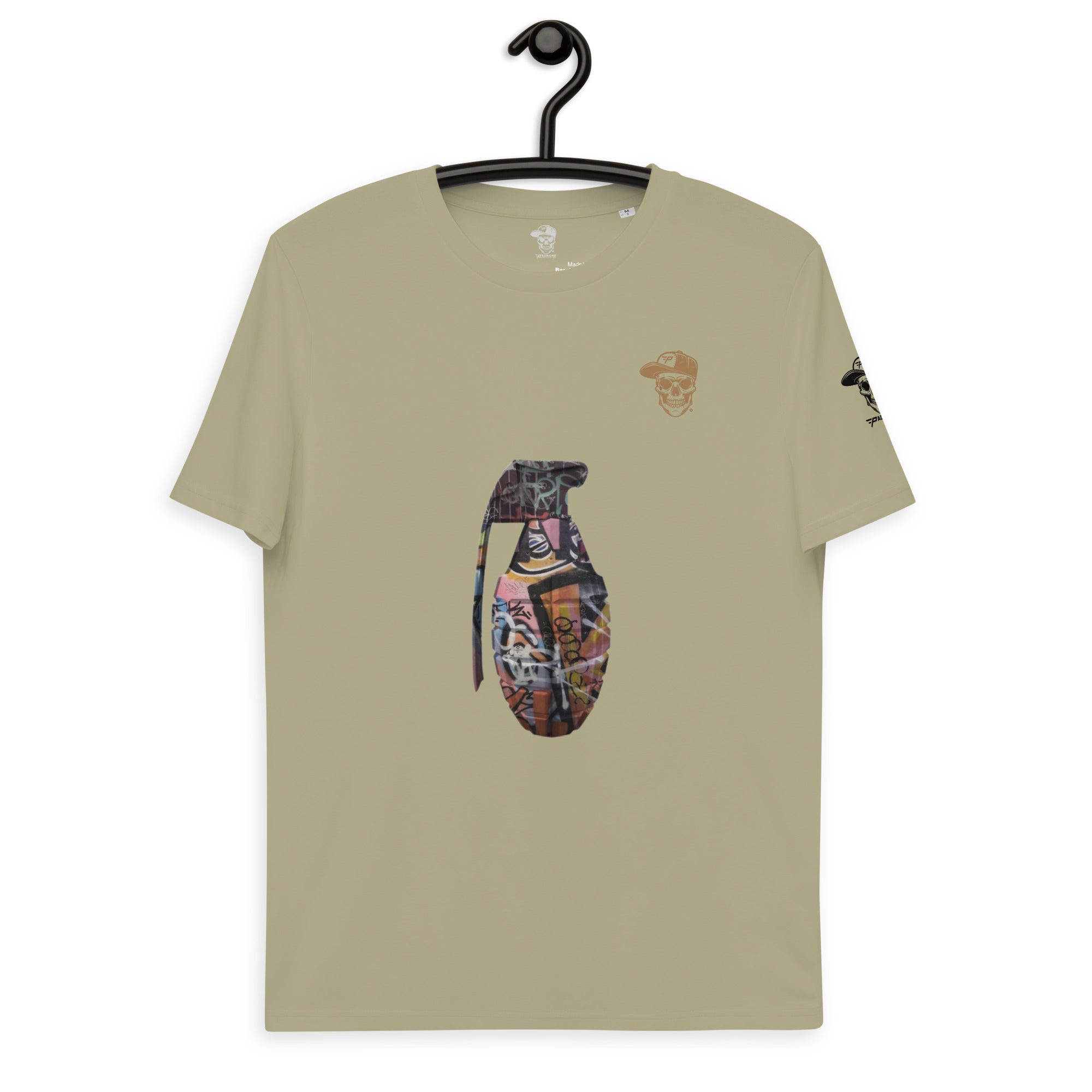 Monica Vincent - Graffiti Grenade - Organic Cotton T-shirt