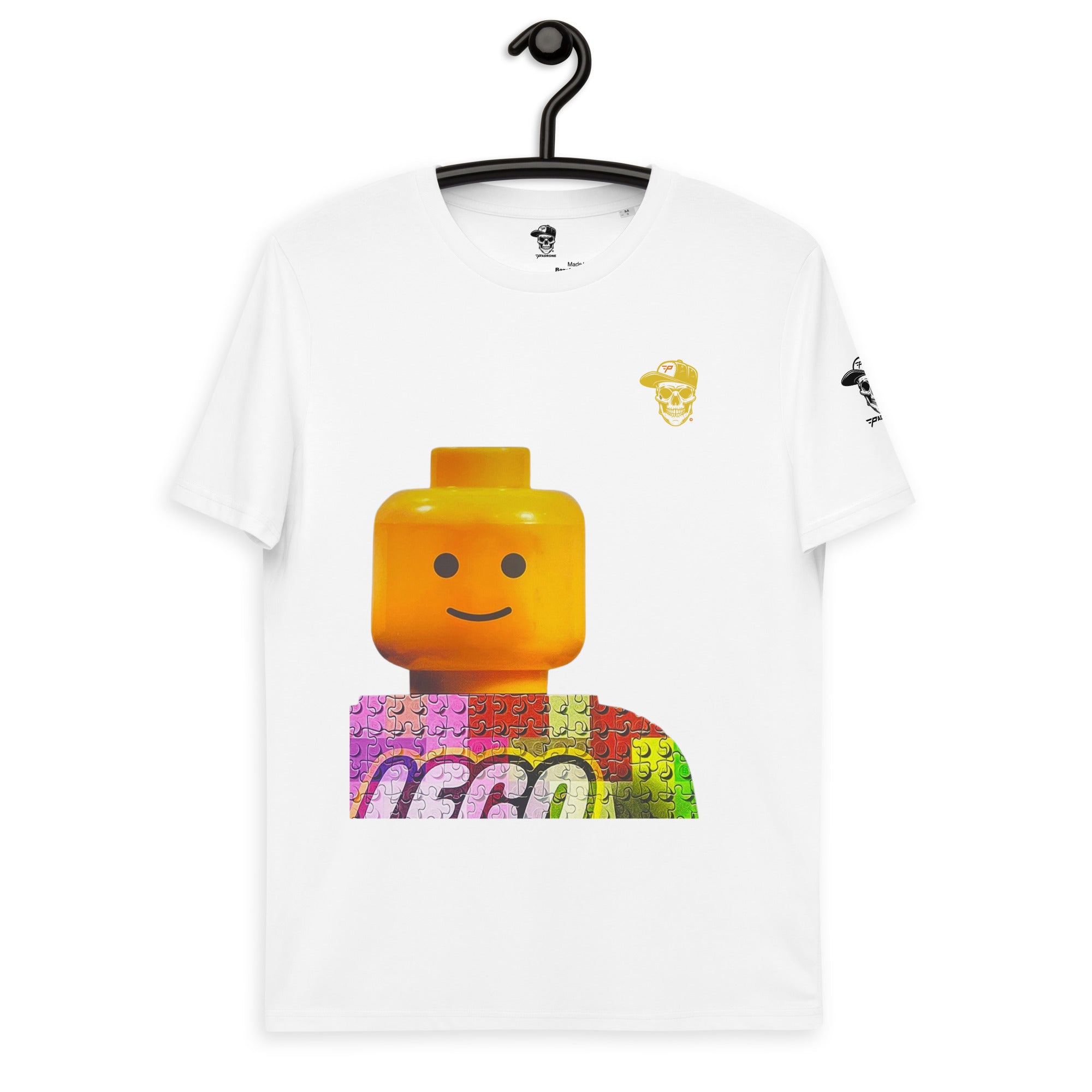 Monica Vincent - Lego Jigsaw Man - Organic Cotton T-shirt