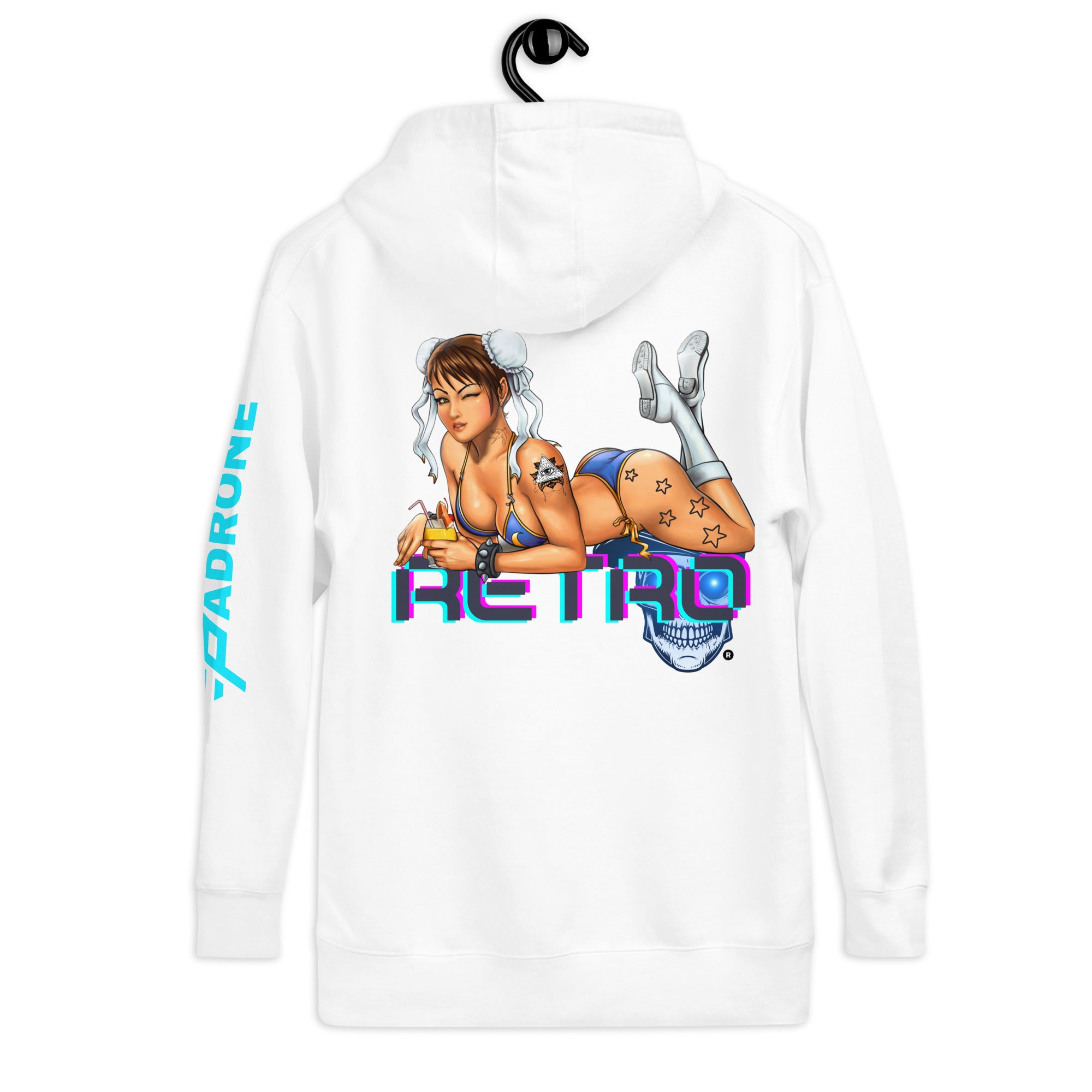 Street Fighter Chun-Li - Retro Unisex Hoodie